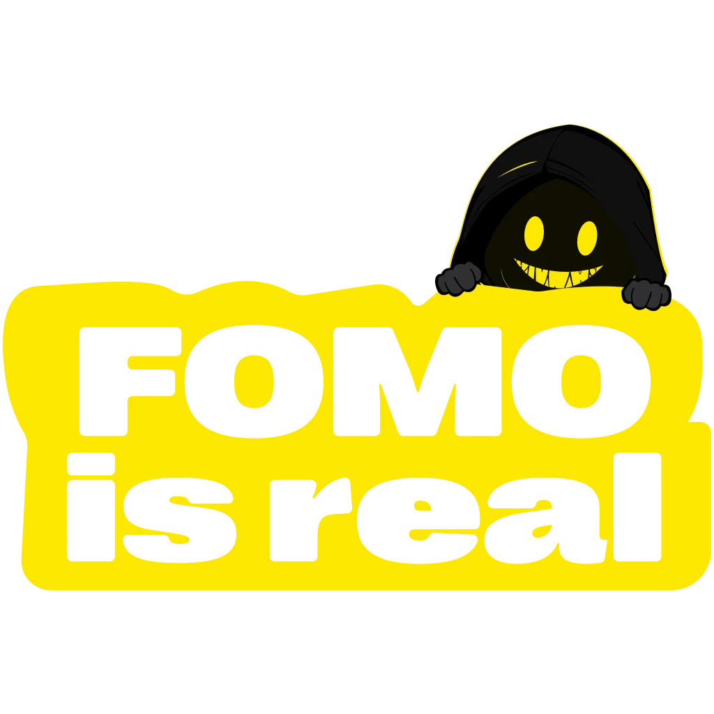 FOMO is real sticker